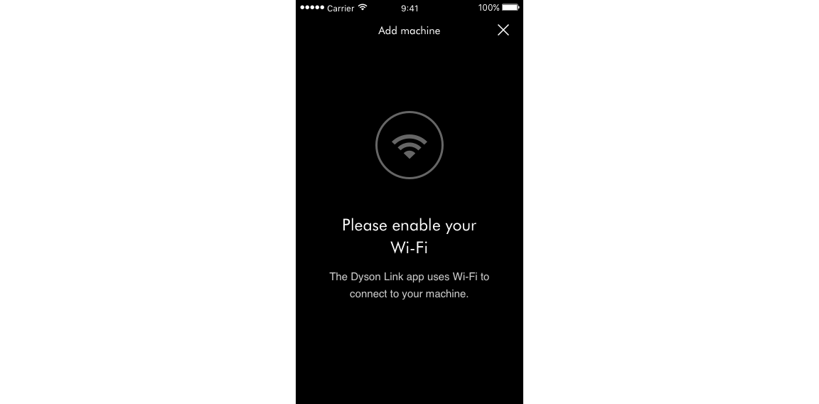 Dyson sales link wifi
